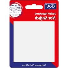 Rafta 50 Yaprak Şeffaf Yapışkanlı Not Kağıdı - 76X76 mm