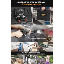 Rafta Turbo 1 Şarjlı 70 Bar Yüksek Basınçlı Oto Yıkama Makinesi ve Sulama Tabancası