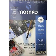 Rafta Fineface Çok Amaçli Resim Bloklari 200GR A4 20YP Üstten Spiralli Resim Defteri
