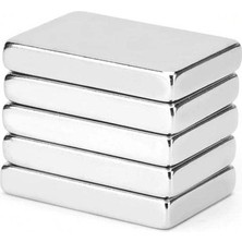 Rafta 30X20X5 mm Neodyum Mıknatıs Seti, 5 Adet, Güçlü Tutuş