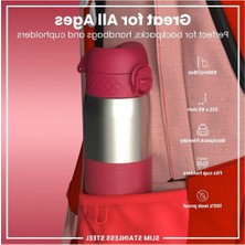 Rafta - Paslanmaz Çelik Ince Suluk - Fuşya - 600 ml - Sızdırmaz