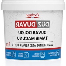 Rafta Su Bazlı Düz Duvar Dolgu Macunu, Kokusuz ve Kolay Uygulama