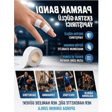 Rafta Ekstra Güçlü Sporcu Bandı - Ağırlık Kaldırma Için Beyaz