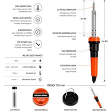 Rafta Lehim Havya Seti, 40W, 4'ü 1 Arada, Elektronik Için Ideal
