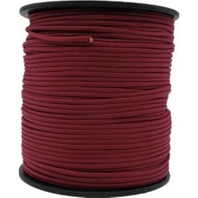 Rafta Outdoor ve Hobi Için Paracord Ip, 4 Mm, 10 Metre Bordo