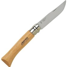 Rafta No Kayın Saplı Paslanmaz Çelik Çakı, Unisex, Kahverengi, Nr.10