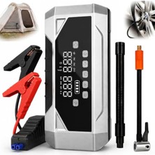 Rafta 12000MAH Akü Takviyeli Şarjlı Lastik Şişirme Kompresörü