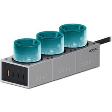 Rafta Hızlı Şarj Istasyonu, 7 In 1 Masaüstü Priz, 4000W Ac Güç ile Kullanım