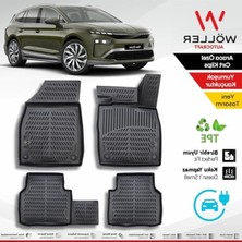 Rafta Elektrikli 2024 Sonrası Skoda Enyaq Paspas, 3D Havuzlu