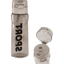 Rafta 700ML Pipetli Gri Matara, Pratik ve Kullanışlı Tasarım