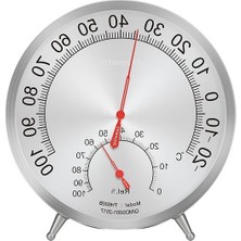 Rafta Anymetre TH603 Termometre Nem Ölçer Higrometre, Siyah