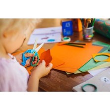 Rafta Çocuklar Için Mavi Balık Motifli Makas, 13 cm Uzunluk