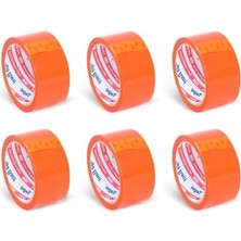 Rafta 6 Adet 45 mm x 40 mt Turuncu Kolibandı