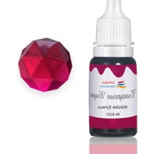 Rafta Şeffaf Epoksi Boya Pigment - 20 ml Mürdüm Kırmızı