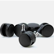 Rafta Evrensel Koltuk Tekerleği Seti, 60 mm Çap, Sessiz Dönen Tasarım, 5 Adet