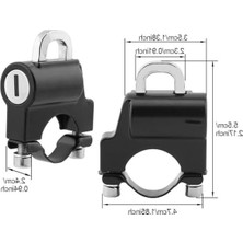 Rafta 22-26 mm Gidon Için Çok Amaçlı Kask Kilidi, Bisiklet ve Motosiklet Aksesuarı