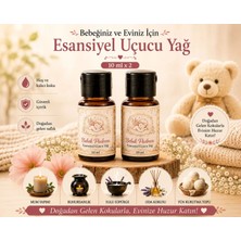 Topimania Bebek Pudrası-10 Ml- 2 Adet-Çamaşır Yün Kurutma Topu Kokusu-Esansiyel Uçucu Yağ