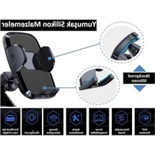 Rafta Ayarlanabilir Otomatik Klipsli Araç Içi Telefon Tutucu