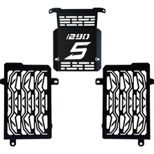 Str Store Noratech Moto Ktm 1290 Super Adventure Için Radyatör Koruma Seti, Motosiklet Radyatör Koruyucu, Siyah Metal Aksesuar
