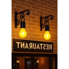 Rafta Güneş Enerjili 2 Li LED Dış Mekan Lamba Seti, Su Geçirmez ve USB Şarjlı