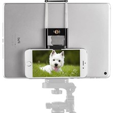 Rafta Evrensel Tablet ve Telefon Tutucu - 2in1 Standart Vida Uyumlu