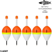 Işık Tüplü Olta Şamandırası - Fishack - (FSH-6050) - 5 Adet - 50 gr