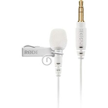 Rafta Rode Lavalier Go, Wireless Go Serisi ile Uyumlu Profesyonel Lavalier Mikrofon, 3.5 mm Jak, 4.5 mm Kapsül, 44 Db Ses, Pop Filtre, Beyaz