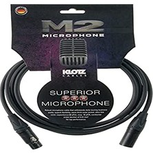 Rafta M2 MC2000 Mikrofon Kablosu Siyah 3m Xlr Neutrık Uçlu
