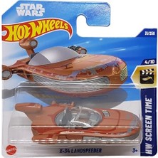 Rafta Hot Wheels - X-34 Landspeeder - Hw Screen Time 4/10 - HYW84 - Short Card - Star Wars - Mattel 2025-1:64