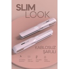 Str Store SHD-1742 Kablosuz Şarjlı Taşınabilir Saç Düzleştirici-Seyahat Için Ideal, Mini Tasarım