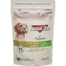 Rafta Pouch Tavuklu Dana Etli Yavru Köpek Konservesi 85 gr