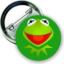 Rafta Kermit - The Muppet Show Buton Rozet