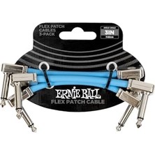 Rafta Ernıe Ball P06459 Flex Patch 3in- Cable -Blue 3 Pack