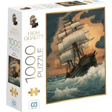 Rafta Gemi 1000 Parça 2,2mm Kalınlık 48X68CM Profesyonel Hobi Puzzle Yapboz Serisi