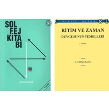 Rafta Mine Mucur Solfej Kitabı & Fontaine Ritim ve Zaman Duygusunun Temelleri (2 Kitap Set)