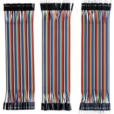 Rafta 3X40 Adet Jumper Kablo, Erkek Dişi, Kablo Geçmeli Köprü 28AWG Te