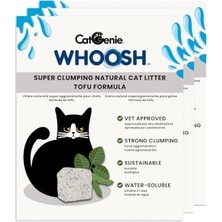 Rafta Whoosh Süper Topaklanan Kedi Kumu, Doğal Tofu