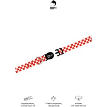 Rafta Candy Cane Kedi Boyun Tasması, Boğulma Önleyici Kilitli, Zil Hediyeli (Kırmızı,beyaz Kareli)