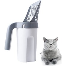 Rafta Tutuculu Kedi Kumu Küreği, Kedi Kumu Torbalı Kürek, Kedi Kumu Torbası, Kedi Yavrusu Serpme Küreği Temizleme Aleti
