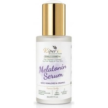 Rafta Kiperin Melatonin Serum Gece Yenileyici & Onarıcı, Niasinamid ve Hyaluronik Asit Içeren Nemlendirici Gece Bakım Serumu, Antioksidan Melatoninli Yüz ve Boyun Bakımı, Tüm Cilt Tipleri 30 ml