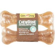 Rafta Mordimi Press Kemik 5.5 14CM 2li Naturel Ham Sığır Derisi Köpek Ödülü
