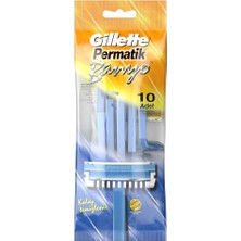 Rafta Gillette Permatik Banyo Kullan At Erkek Tıraş Bıçağı 10 Adet