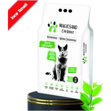 Rafta Organik Ekstra Topaklanan Doğal Kedi Kumu, Bentonit, 20 L, Tozsuz