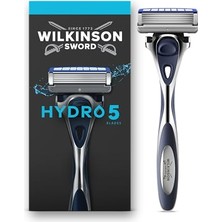 Rafta Wilkinson Erkek Tıraş Bıçağı Hydro 5, Cilt Nemlendirici, Karbon Kaplı Bıçak, Tıraş Bıçağı, 1 Yedek Bıçaklı Erkek Tıraş Bıçağı