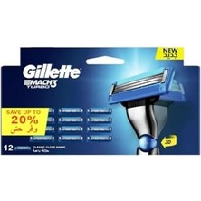 Rafta Gillette Mach 3 Turbo Yedek Bıçak 12'li