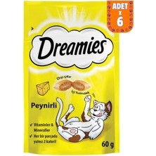 Rafta Dreamies Kedi Ödülü, Peynirli, Içi Dolgulu, 60 G, 6 Adet