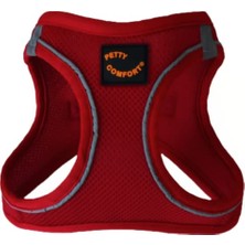 Rafta Köpek Göğüs Tasması-Köpek Gezdirme Tasması-Vest Harness Tasması-Air Mesh (Hava Geçirgen) Göğüs Tasması (Xsmall, Kırmızı)