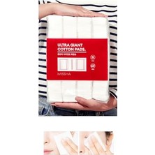 Rafta Mıssha% 100 Pamuk Makyaj Temizleme Pedi Ultra Giant Cotton Pads 400 Adet