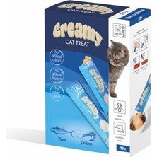 Rafta Creamy Ton Balıklı Karidesli Kedi Ödülü 25X15GR