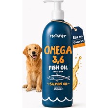 Rafta Köpekler Için Somon Balık Yağı – Omega 3-6, Epa & Dha 200 ml